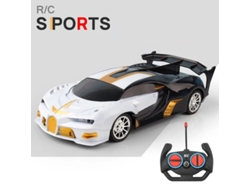 Coche RC 1/18 con luz LED, control remoto de 2,4 G, vehículo deportivo de alta velocidad para niños y niñas, Aeuzwr