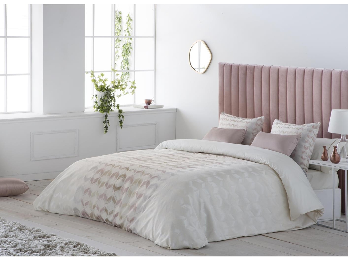 Funda Nórdica JVR Casey (Poliéster - Rosa - 160 cm)
