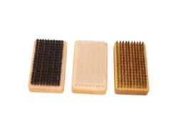 Kit De 3 Cejas Para Engrasar Esquí Y Tabla De Snowboard Cobre Pelo De Caballo Nylon Para Pulir Limpiar Y Quitar Cera