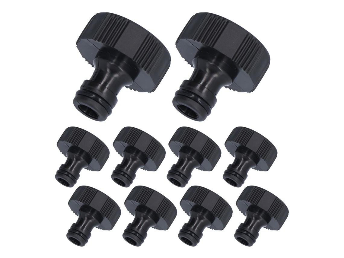 10 Piezas Adaptador De Rosca 15mm Conector De Manguera Plástico Sellable Duradero Para Jardín G1 Rosca Femenina