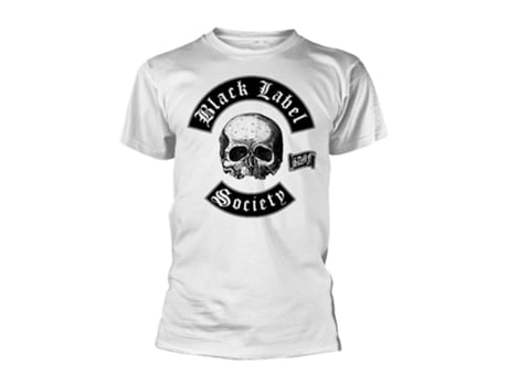 Camiseta ROCKINSTONE con logo de calavera de Black Label Society (Algodón - S)