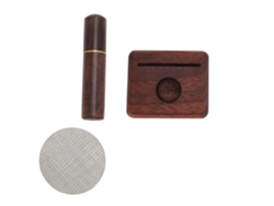 Distribuidor de café de acero inoxidable 304 con base y prensador de 51 mm para café casero.