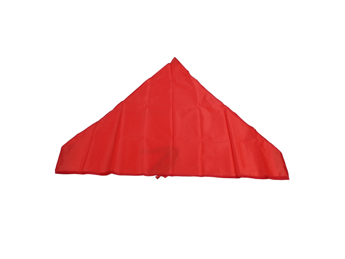 Cubierta de repuesto de tela Oxford plegable impermeable con 4 esquinas para acampar al aire libre y exhibir, 1,8 m, color rojo