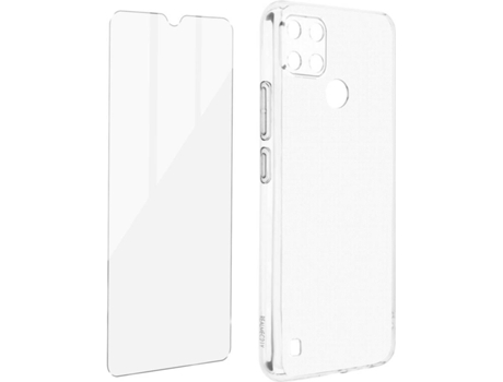 Carcasa Realme C25Y AVIZAR Silicona Flexible Transparente