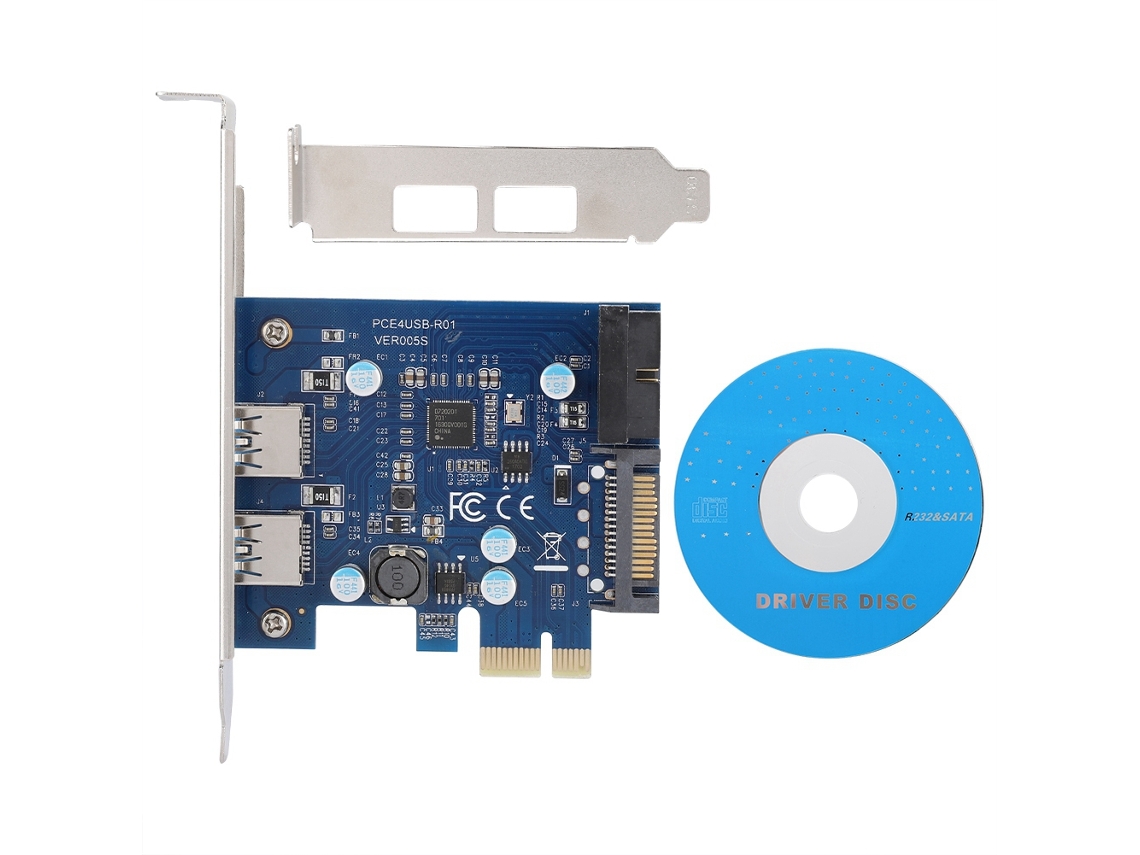 Tarjeta De Adaptador De Expansión 4 Puertos Pci-e Usb3.0 20pin T19pin Para Winxp Win7/win8
