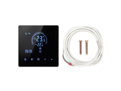 Termostato Inteligente Programable Con Pantalla Táctil Digital, Montaje En Pared, Compatible Con Tuya 3500w 16a