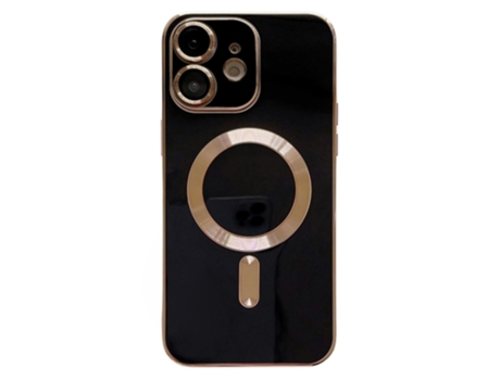 Lente para Telefono Mobile Phone Cases Magsafe Plating With para iPhone 12 Piel Sintética