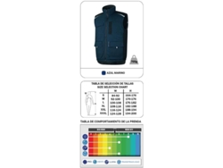 Marca ropa frio chaleco nautico nerthu azul marin m vpamm