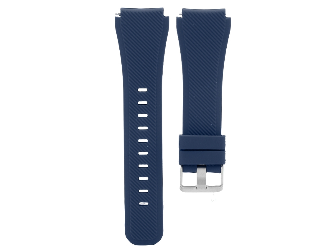 Correa de silicona ajustable para Samsung Gear S3 Frontier Classic - Azul