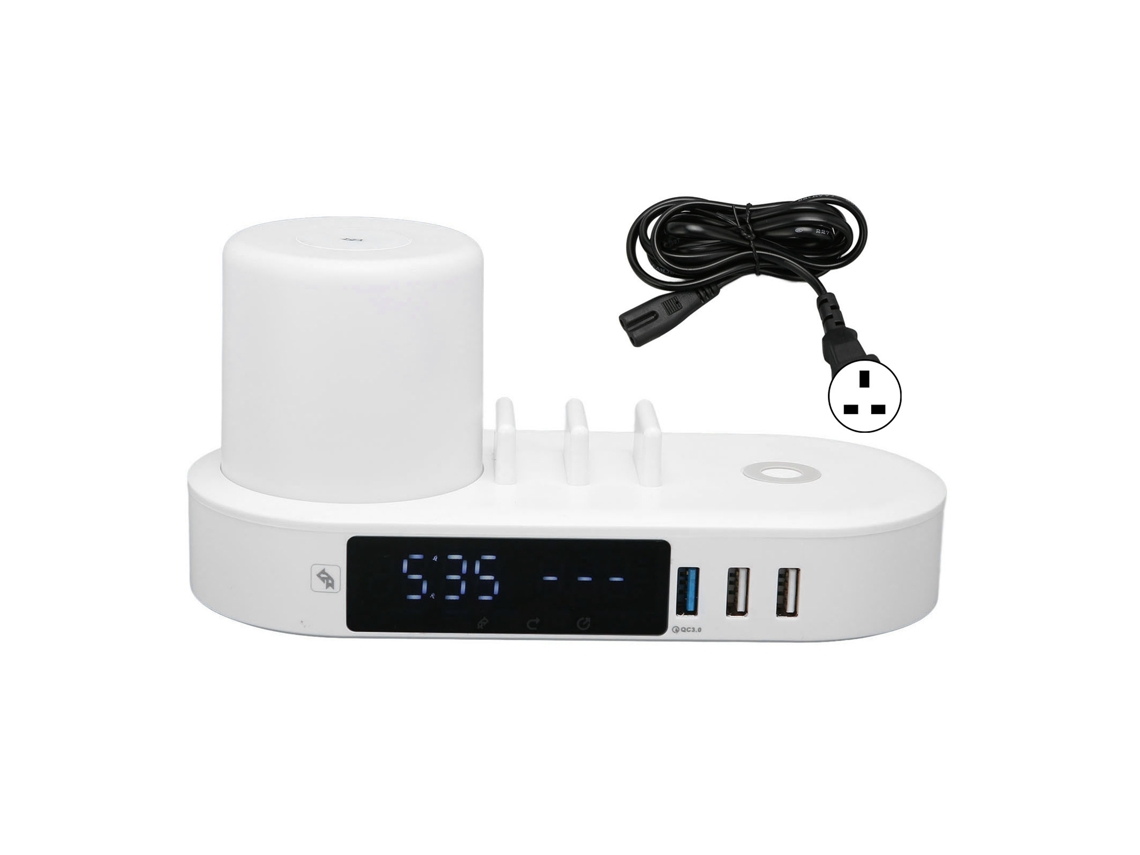 Adaptador Usb Plug And Play Inalámbrico Para Carplay Y Android Auto Con Carga Inalámbrica.