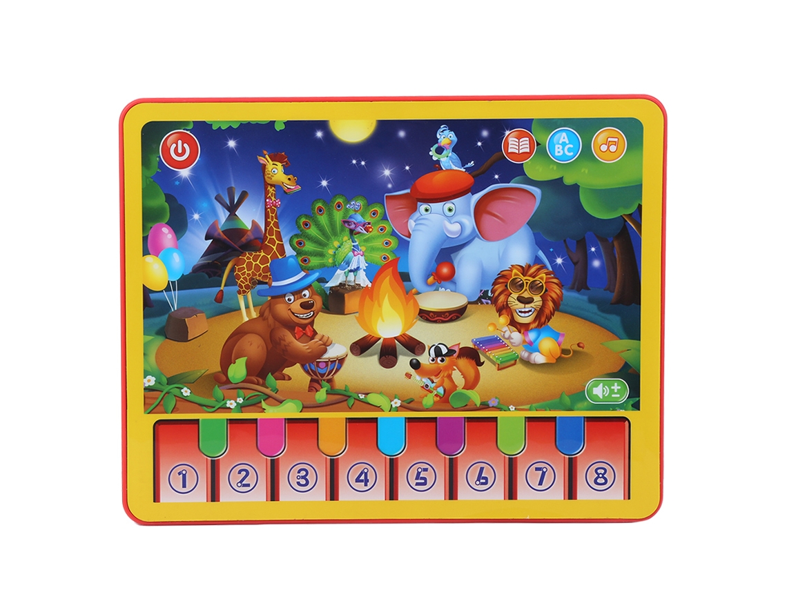 Dan26-tableta Infantil Para Niños Con Lectura De Cuentos Pantalla Táctil Juguete Educativo De Aprendizaje Y Estudio