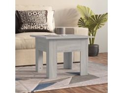 Mesa de Centro de Apoyo 55X55X42 Cm Aglomerado Color Sonoma Gris
