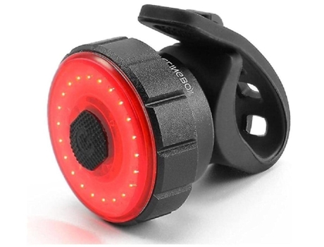 VEANXIN Luz trasera de bicicleta Luz trasera con sensor de freno (negro)