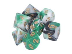 Juego De 7 Dados Poliédricos Acrílicos Para Juegos De Mesa Y Juegos De Rol, Tipo 1