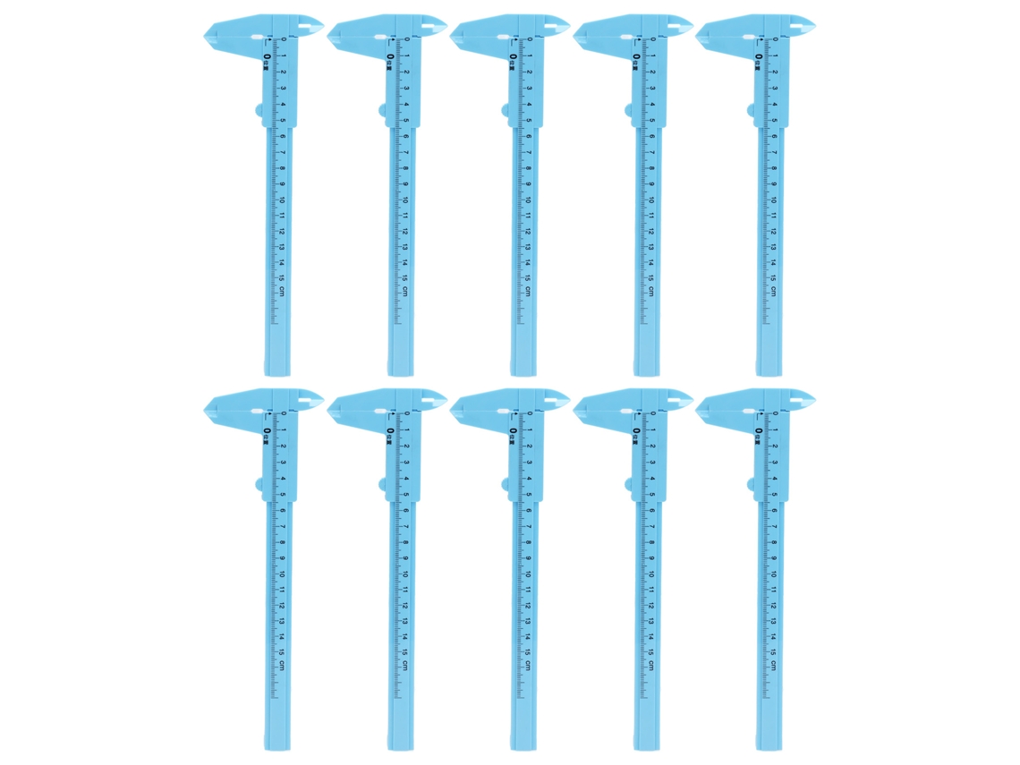 Calibrador Vernier, Plástico, 0-150 Mm, Mini Herramienta De Medición, Escala Métrica, Tamaño Para Estudiantes.