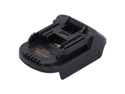 Adaptador convertidor de batería para herramientas eléctricas de litio Milwaukee de 18 V DM18m Accesorios industriales
