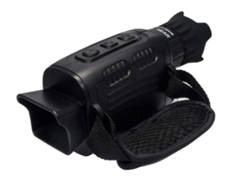 Dispositivo de visión nocturna infrarroja, cámara monocular de visión nocturna HD, telescopio digital para exteriores Bestvite (negro)