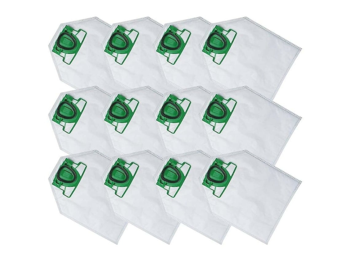 Kit de 12 bolsas para polvo ELORY para aspiradora Vorwerk VK200 / VK 200 FP