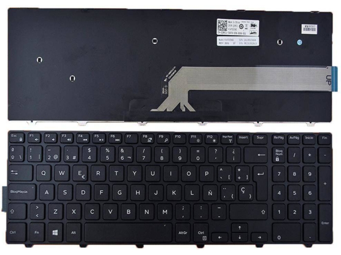 Teclado para Portátil Dell Inspiron 15 5000 Series 15 5547 15 5521 15 5542
