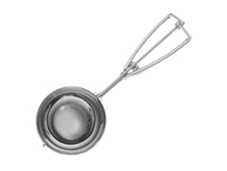 Cuchara para helado Stöckel 1/4 Diámetro 100 mm Acero Stockel 755006