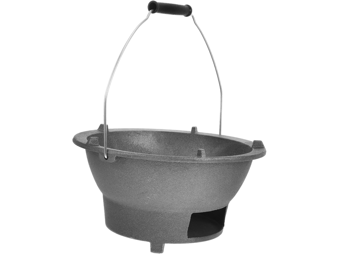 Poêle À Fonte Barbacoa Portátil Pour Camping Plein Air Plaque De Cuisson Cuisinière Gaz