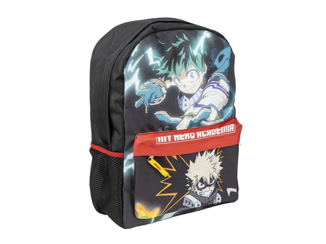 Mochila Casual MY HERO ACADEMIA Negro 30 x 41 x 14 cm