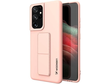 Carcasa Samsung Galaxy S21 Ultra 5G LMOBILE Silicona 57 Rosa
