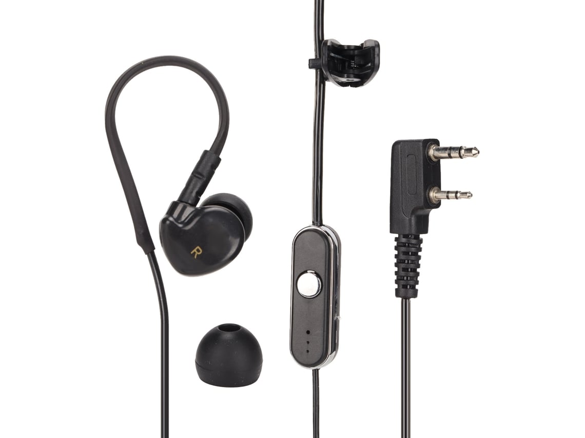 Auriculares Walkie Talkie Con Ptt Para Baofeng Uv5r 888s Kenwood K