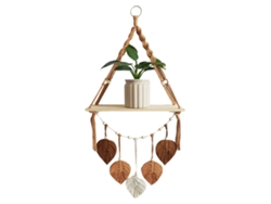 Estante de pared con jarrones para tapices, decoración de estilo nórdico