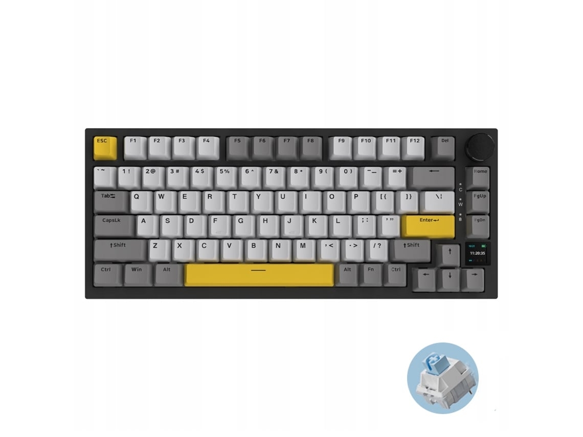 Teclado mecánico para juegos Ajazz AK820pro de escritorio de tres ejes. Stelasplen