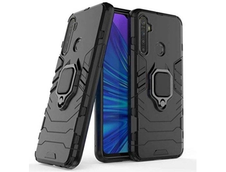 Carcasa Realme 5 Pro Militar Ring Negro