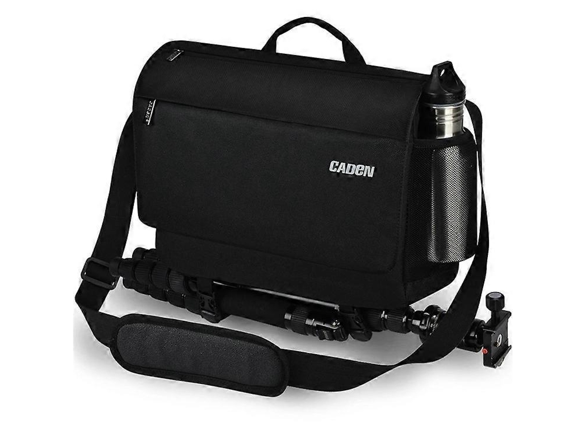 Bolso bandolera Caden K12 para cámara DSLR, resistente al agua y de gran capacidad, ideal para viajes al aire libre.