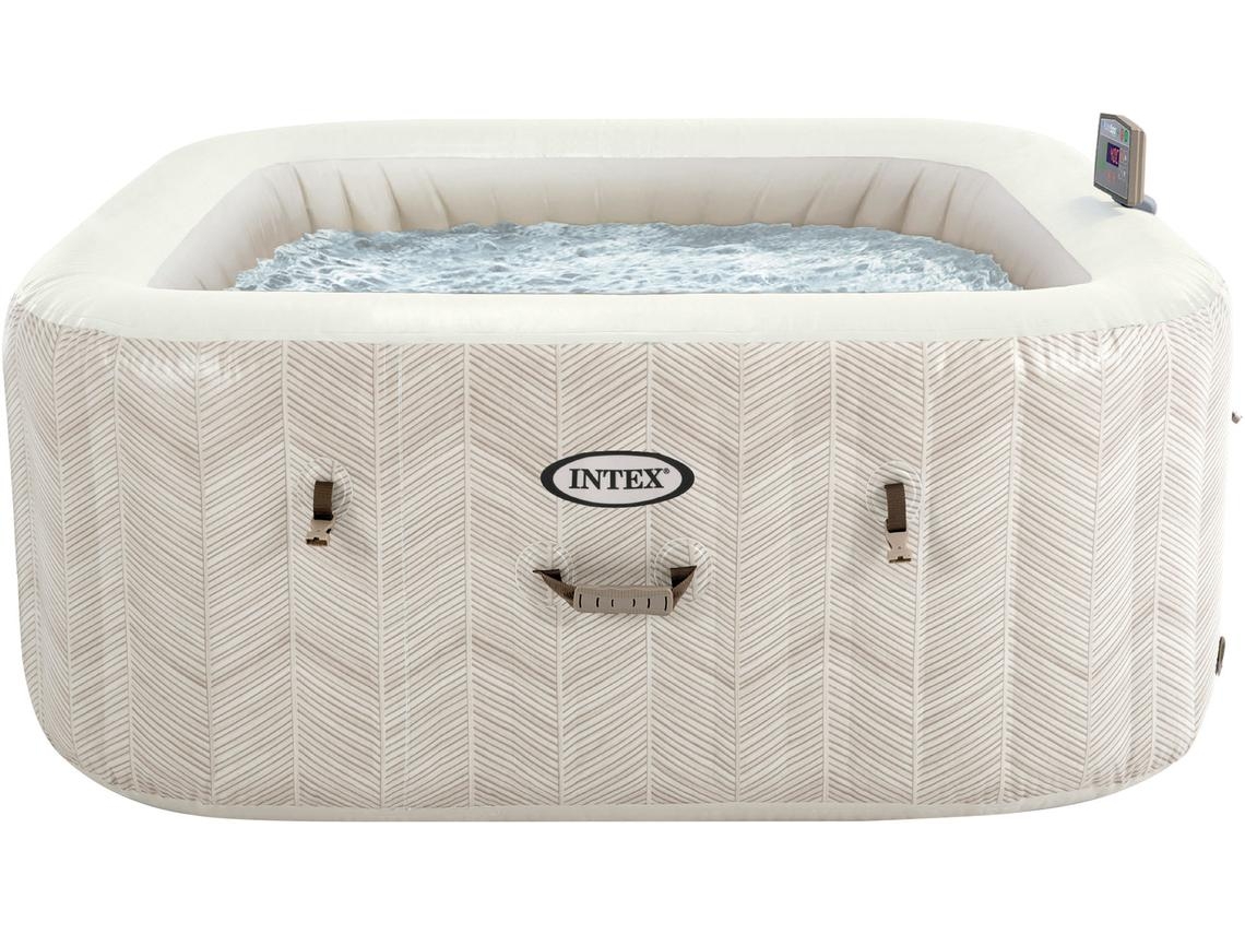 INTEX Spa hinchable 4 personas Chevron Deluxe 175x175x71 cm