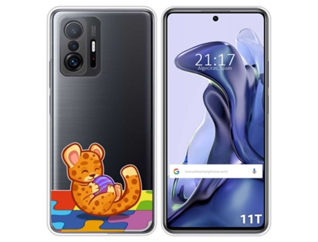 Carcasa Xiaomi 11T 5G / 11T Pro 5G TUMUNDOSMARTPHONE Dibujos Transparente Multicolor
