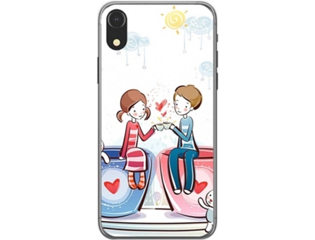 Carcasa iPhone XR TUMUNDOSMARTPHONE Café Multicolor