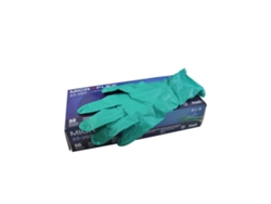 Guantes desechables de nitrilo Ansell verdes talla 8,5/9 L (100 unidades)