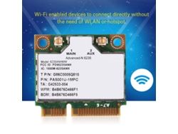 Tarjeta Wi-Fi Mini Pci E de doble banda 2.4/5g 300Mbps para Intel 945/965/gm45/pm45 (luz dorada)