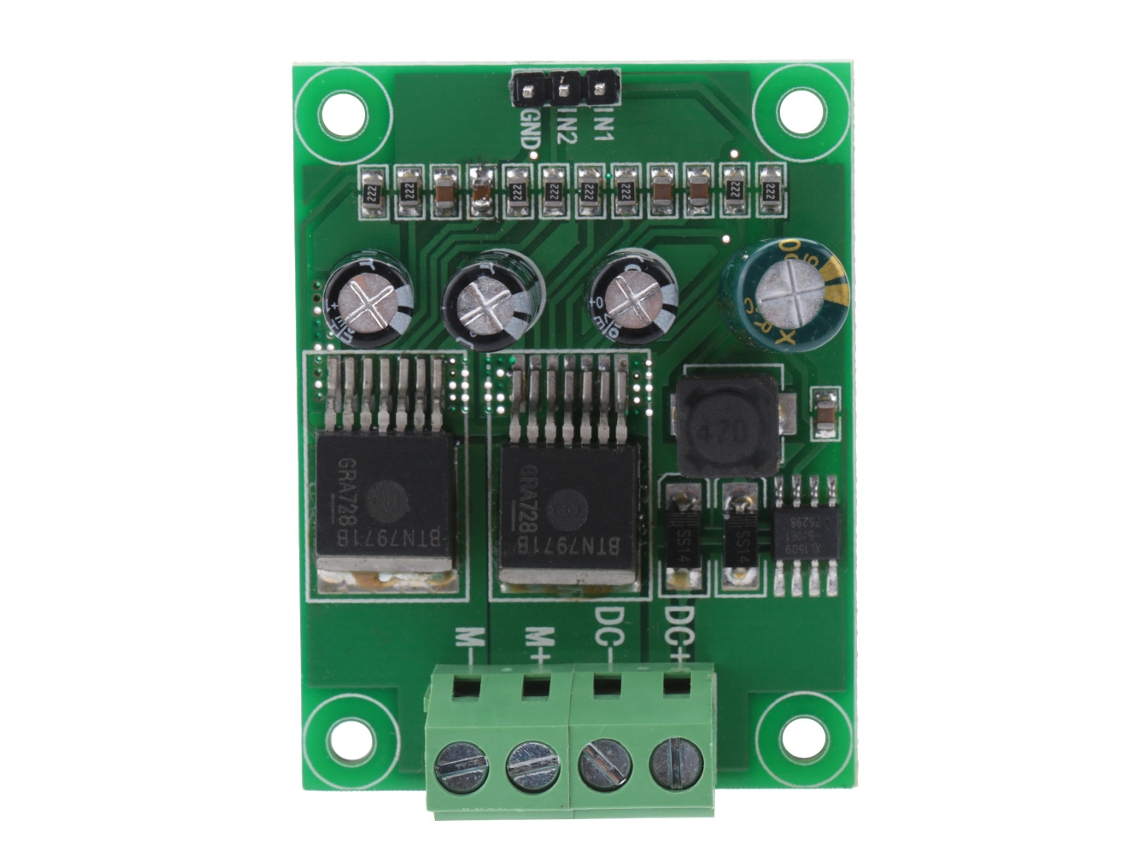 Módulo De Control De Motor De Cc Con Puente H Btn7971 Con Pwm, Avance, Retroceso Y Freno De Alta Potencia.