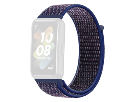 Correa de nailon ajustable cierre de lazo para Huawei Band 7 - índigo