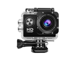 Cámara De Acción Wifi 4k Sumergible Hasta 30 M Con Pantalla De 2 Pulgadas (negra)