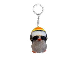 Chaveiro Portátil De Pelúcia Macia Em Formato De Pato, Anti-perda, Para Chaves, Celular, Corrente, Gancho Para Bolsas, Mochilas E Malas.