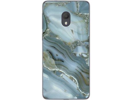 Carcasa Alcatel 1C (2019) TUMUNDOSMARTPHONE Mármol 09 Multicolor