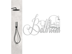 Letreros Divertidos Para El Baño: Letrero De Metal Para Pared Con Texto, Decoración Para El Hogar.