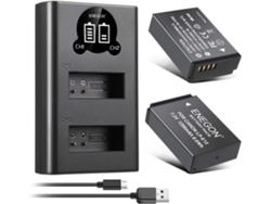 Kit 2 Baterías Cargador Dual Lp-E12 para Canon ENEGON