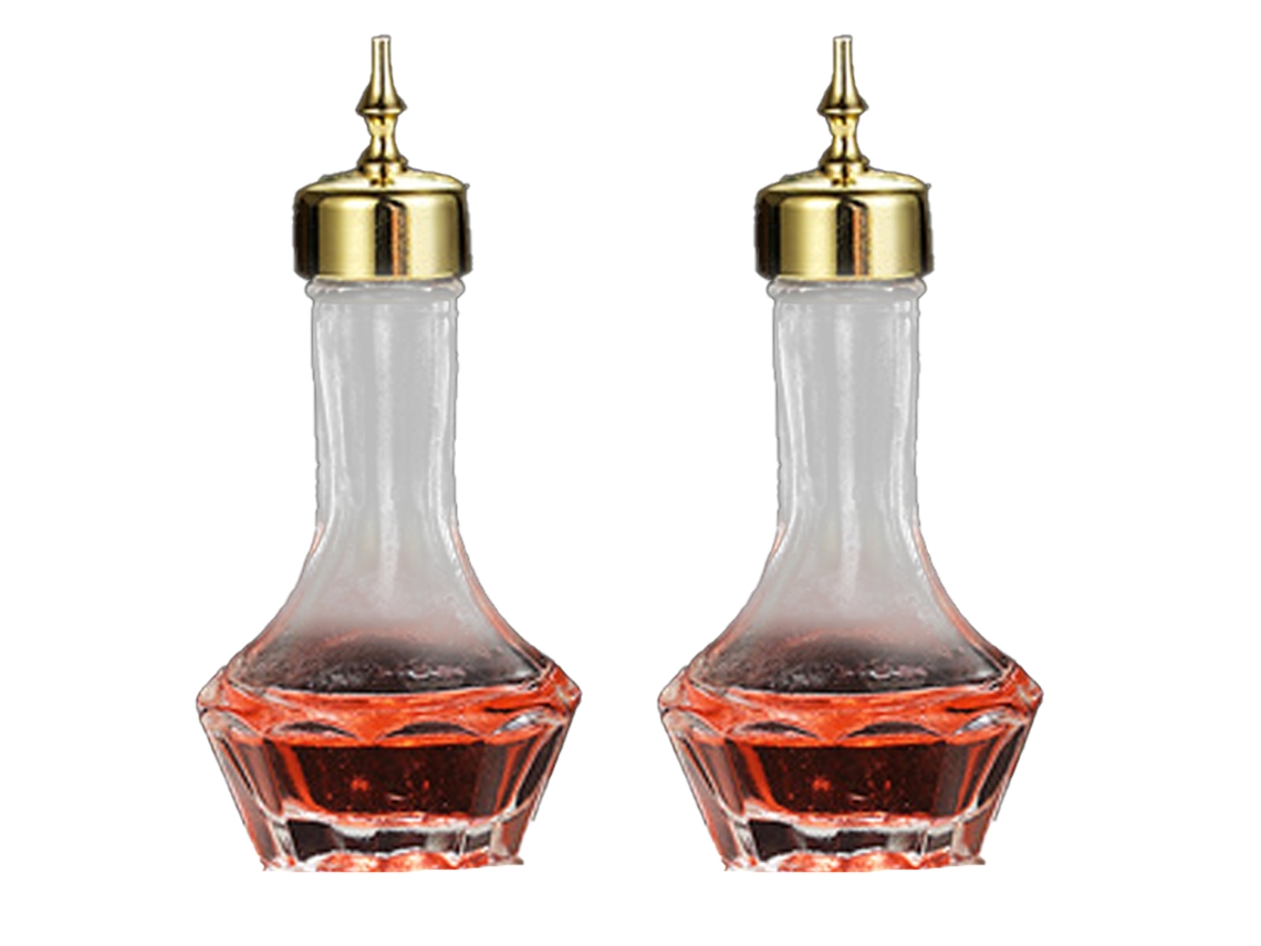 Botellas de vidrio para amargo, herramienta profesional para cócteles, ideal para camareros NEVEANCE
