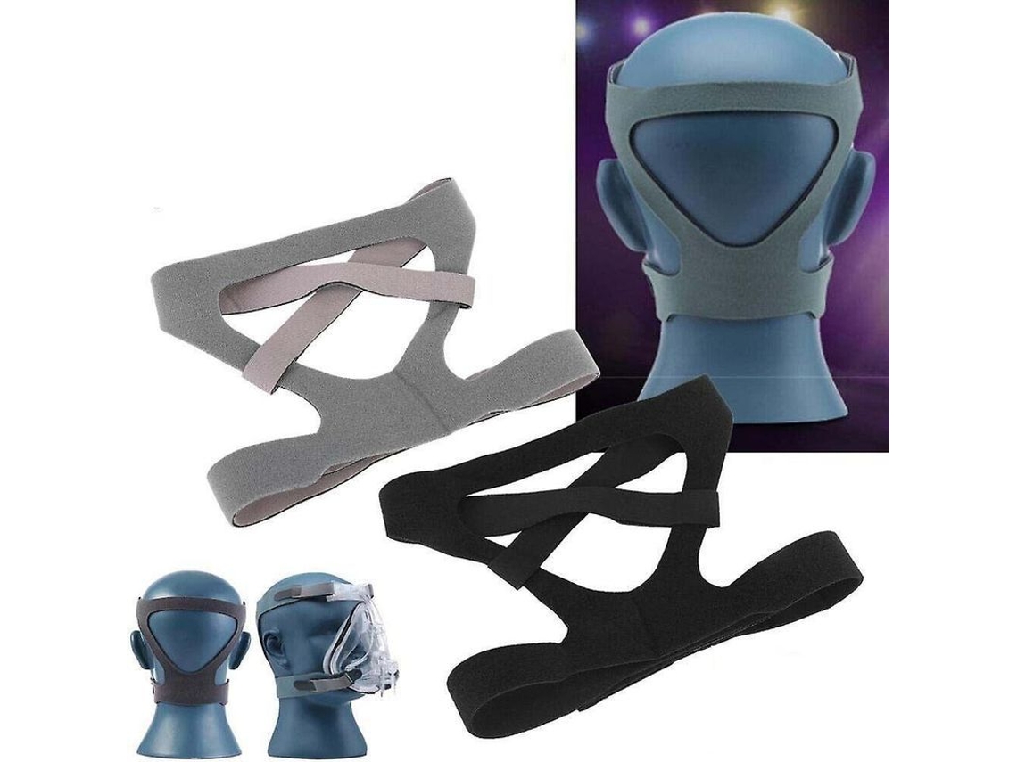 Cinta De Cabeza Para Cpap Universal, Gel Comfort, Reemplazo Para Mascarillas Philips, Lycra Médica Gris