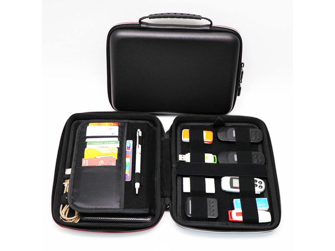 Organizador portátil para USB, cables, tarjetas SD, power bank Kofihety (capa protectora) KOFIHETY