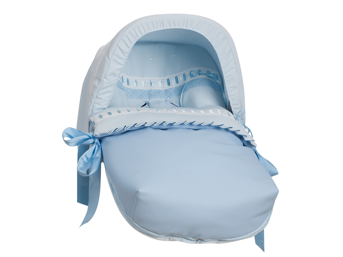 Saco para el grupo 0 Ribbon Celeste (capota regalo) BABYLINE