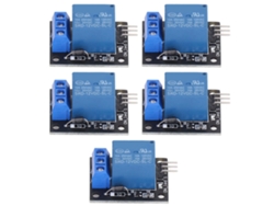 5pcs Módulo Relé Placa De Control 1 Canal 12v Kit Accesorio Para Desarrollo