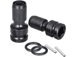 Adaptador De Socket De Conector Cuadrado A Hexagonal Femenino, Set De 2